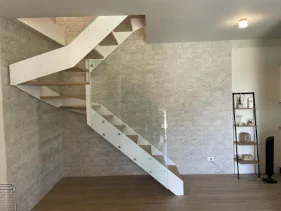 Scala su Misura acciaio e legno