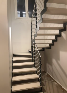 Scala su Misura legno  ferro e acciaio 