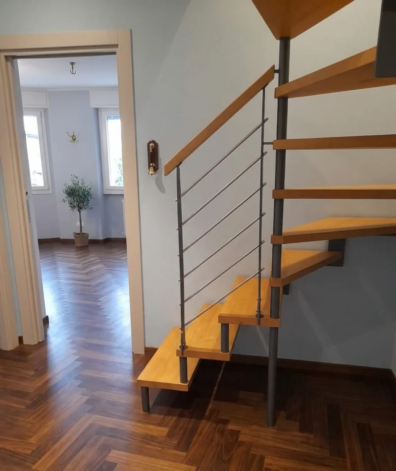 Scala su Misura legno  ferro e acciaio 