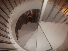 Scala su Misura chiocciola salva spazio dettaglio