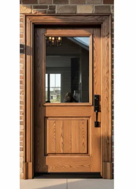 Porta esterna legno massello