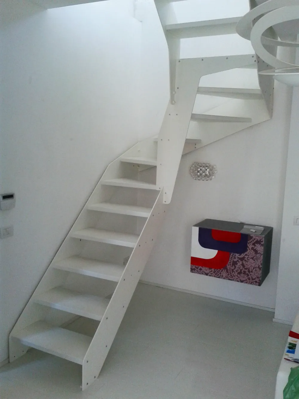 Dettaglio scala a giorno a Lecco